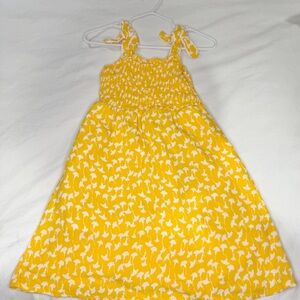 Diane Von Furstenberg Yellow and White Kids Dress